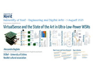 Virtualsense and the State of the Art in Ultra-Low-Power WSNs