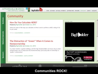 Communities ROCK!
 