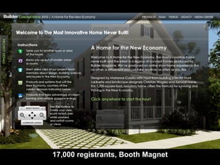 17,000 registrants, Booth Magnet
 