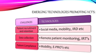 EMERGING TECHNOLOGIES PROMOTING VCT’S:
 