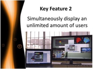Key Feature 2
Simultaneously display an
unlimited amount of users

 