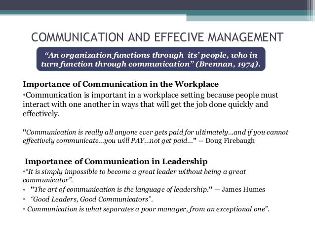 essay on effective communication