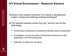 Interpreting in Virtual Reality