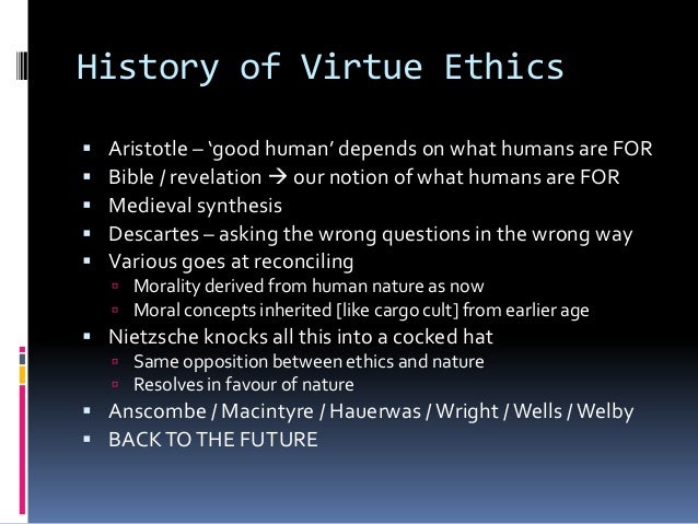 Introduction to Virtue Ethics