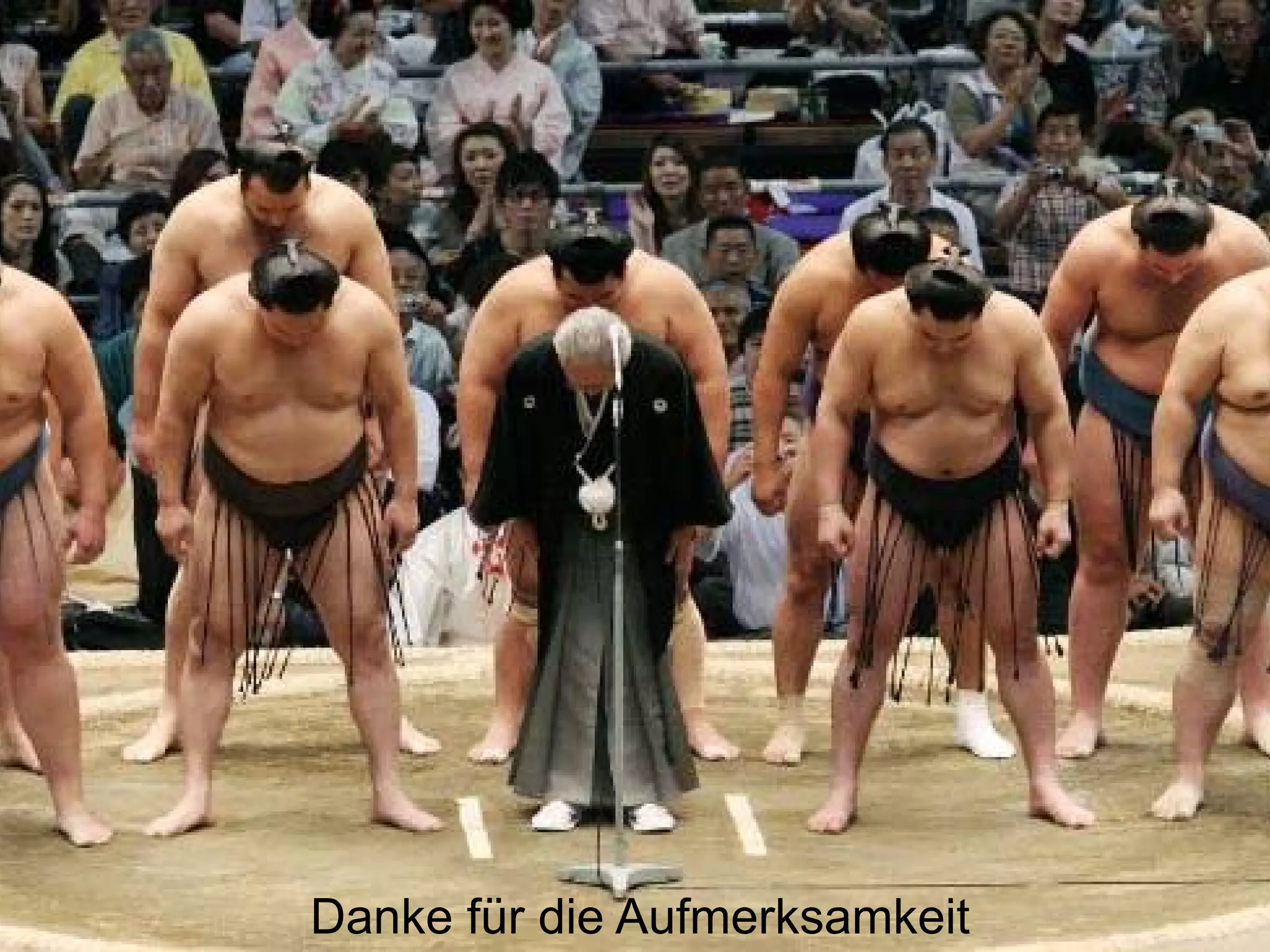 Danke für die Aufmerksamkeit
 