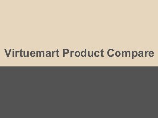 Virtuemart Product Compare
 