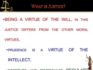 Virtue of justice | PPSX