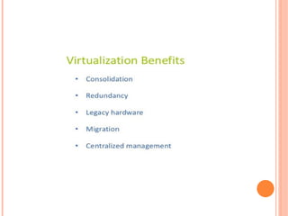 Unit 1 Virtualization & Types of Virtualization | PPTX