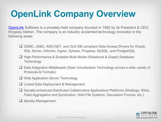 OpenLink Virtuoso - Management & Decision Makers Overview | PPTX