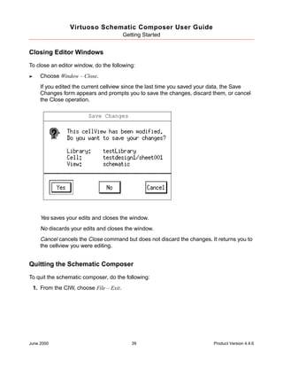 Virtuoso schematic composer user guide | PDF
