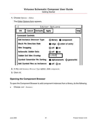 Virtuoso schematic composer user guide | PDF