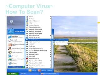 ~Computer Virus~ How To Scan? 