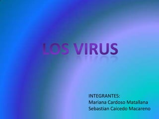 INTEGRANTES:
Mariana Cardoso Matallana
Sebastian Caicedo Macareno
 