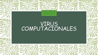 VIRUS 
COMPUTACIONALES 
 
