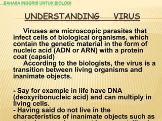 Virus ( bhsa inggris biologi ),, nor azizah | PPTX