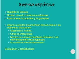 Alanina aminotransferasa útil para supervisar la efectividad del tratamientoel rango de referencia no descarta infección activaALT de normalización con la terapia no es prueba de cura