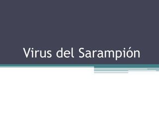 Virus del Sarampión
 