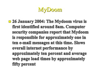 MyDoom
 