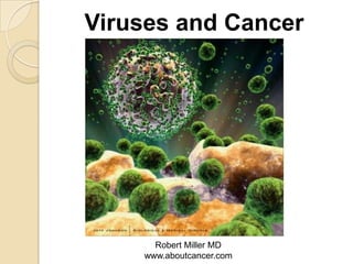 Viruses and Cancer




      Robert Miller MD
    www.aboutcancer.com
 