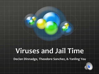 Viruses and Jail Time
Declan Dinnadge, Theodore Sanchez, & Yanling You
 
