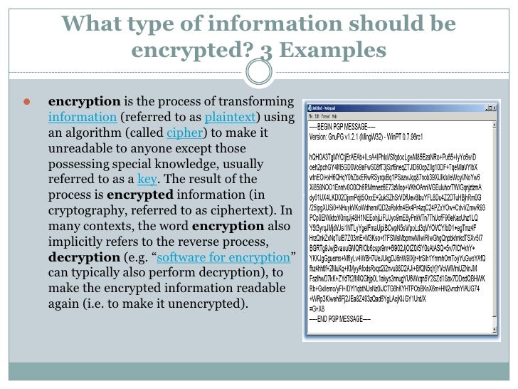 Viruses, Biometrics, Encryption