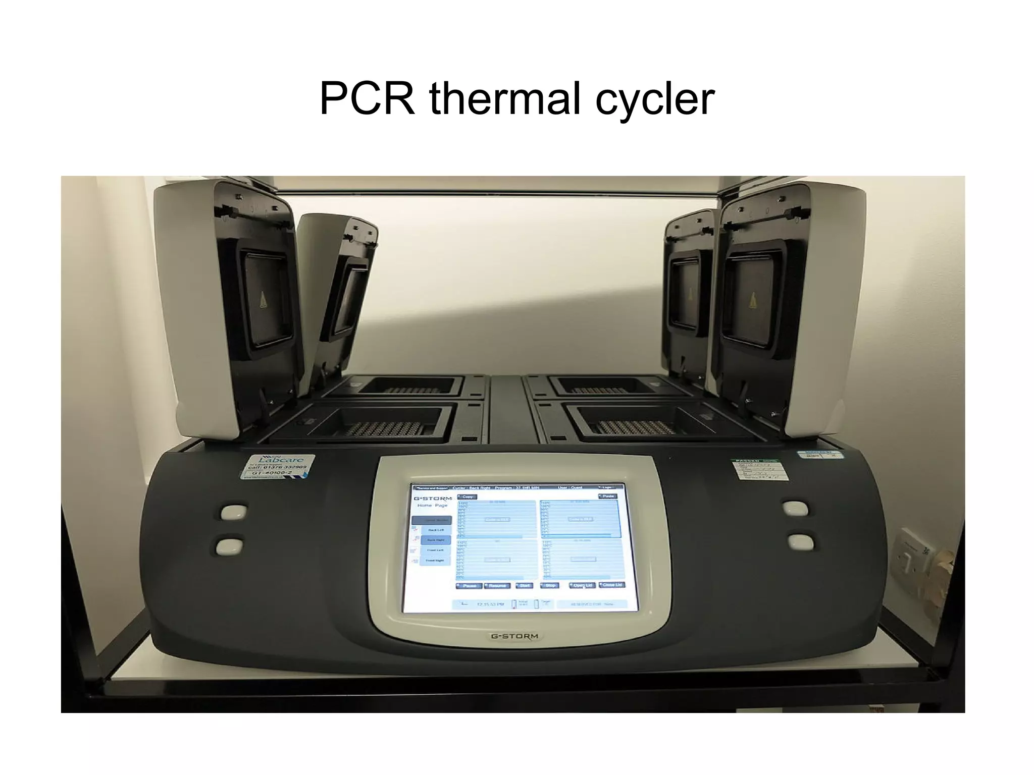 PCR thermal cycler
 