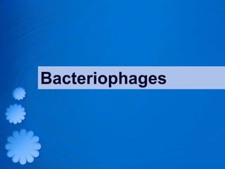 Bacteriophages
 
