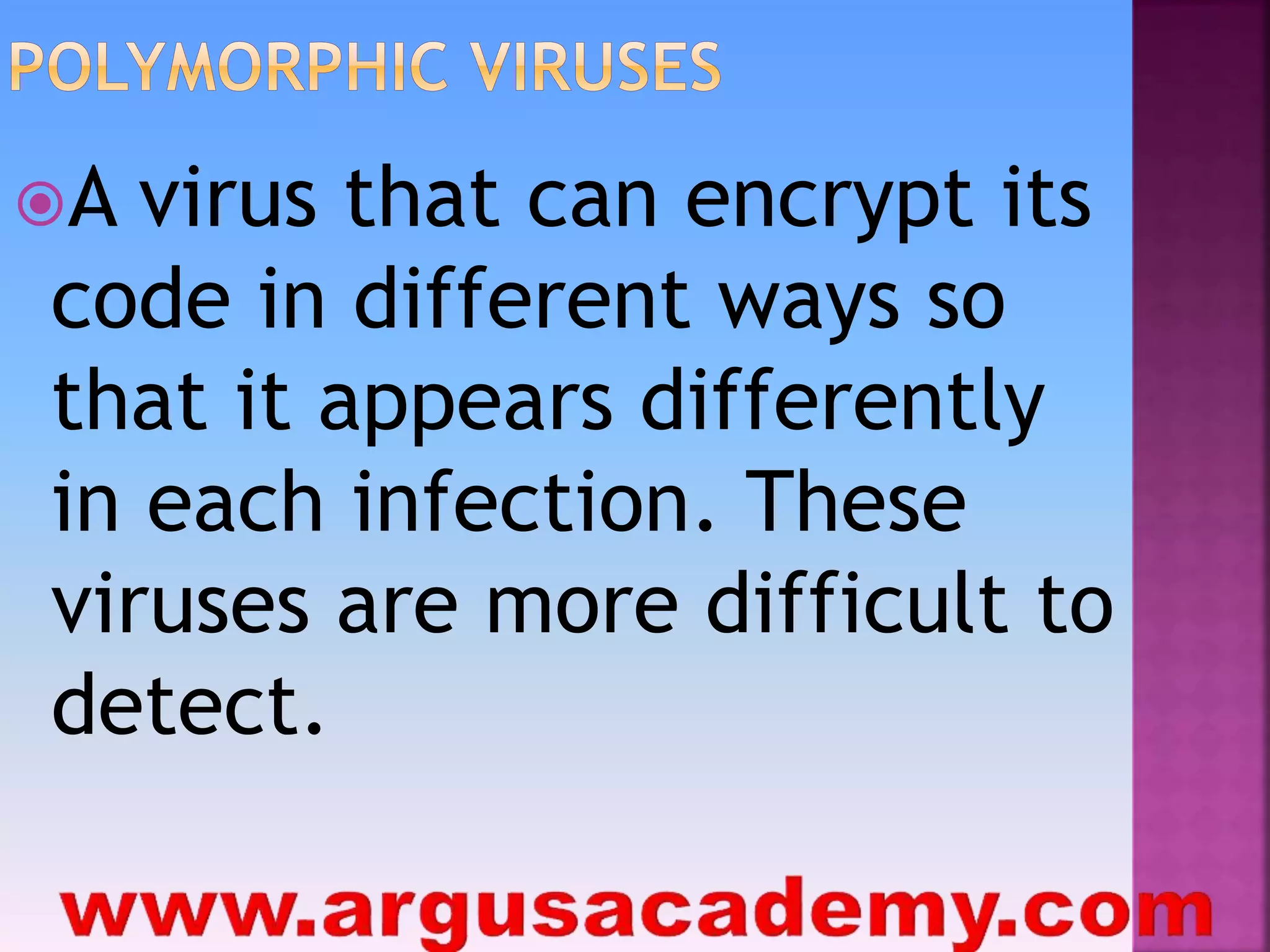 Virus examples ppsx
