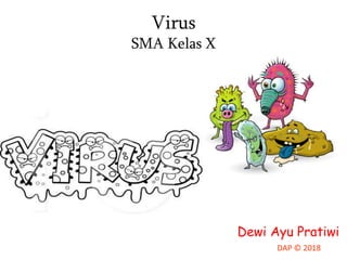 Virus
SMA Kelas X
Dewi Ayu Pratiwi
 