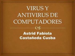 Astrid Fabiola
Castañeda Cusba
 