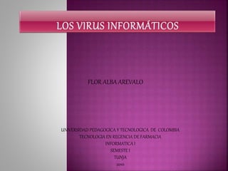 FLOR ALBA AREVALO
UNIVERSIDAD PEDAGOGICA Y TECNOLOGICA DE COLOMBIA
TECNOLOGIA EN REGENCIA DE FARMACIA
INFORMATICA I
SEMESTE I
TUNJA
2010
 