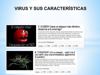 VIRUS Y SUS CARACTERÍSTICAS
 