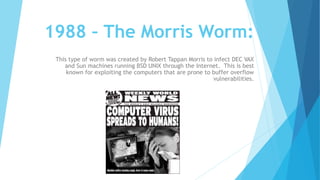 History of Computer Virus | PPTX