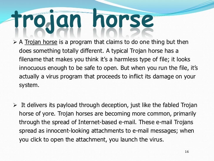 trojan horse virus definition