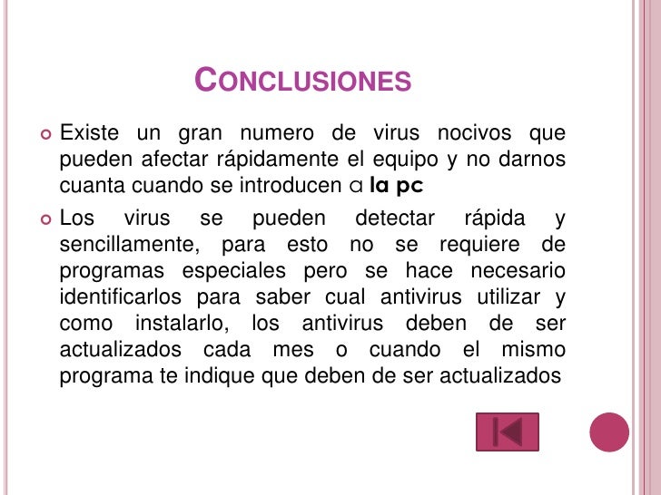 VIRUS Y ANTIVIRUS INFORMATICOS