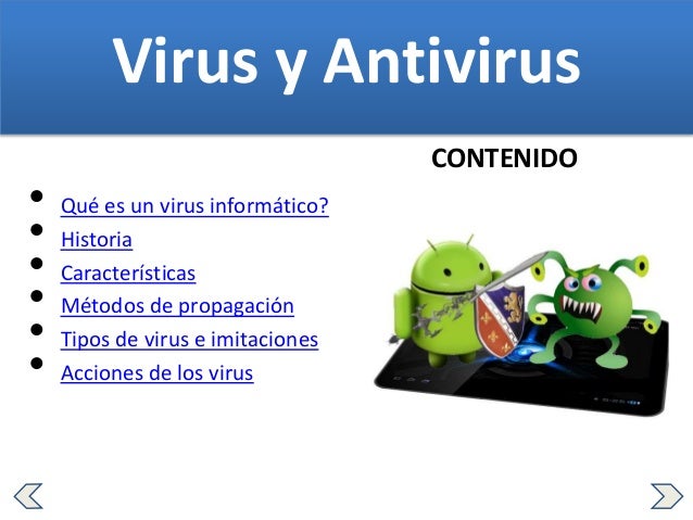 Virus y antivirus de computadoras 