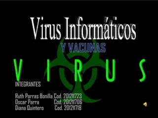 Virus y vacunas diapositivas producto