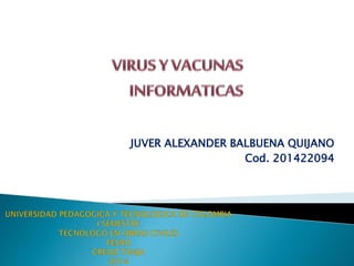 JUVER ALEXANDER BALBUENA QUIJANO 
Cod. 201422094 
 