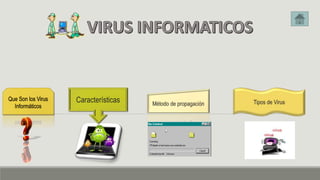 Que Son los Virus Características 
Informáticos 
 