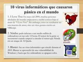 Virus y vacunas informáticas | PPTX