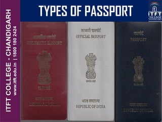 TYPES OF PASSPORT
 