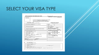 SELECT YOUR VISA TYPE
 