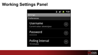 Working Settings Panel




                         65	

 