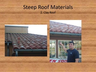 Steep Roof Drainage1. Gutter- a channel that collects rainwater and snow melt at the eave of a roof.