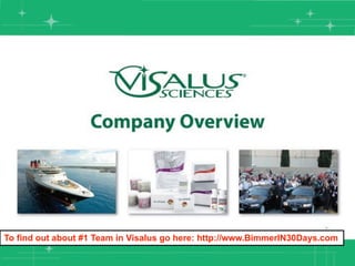 To find out about #1 Team in Visalus go here: http://www.BimmerIN30Days.com
 