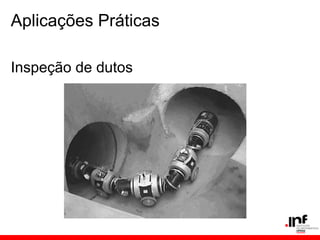 Aplicações Práticas
Inspeção de dutos
 