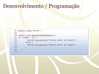 Desenvolvimento / Programação
 