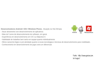 Fonte: http://www.gonow.com.
br/vagas/
 