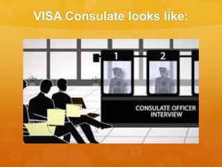 VISA Consulate looks like:
 