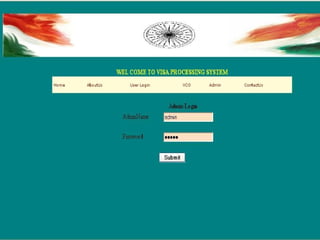 Visa processing system | PPT